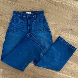 Madewell Emmett wide leg full length jean